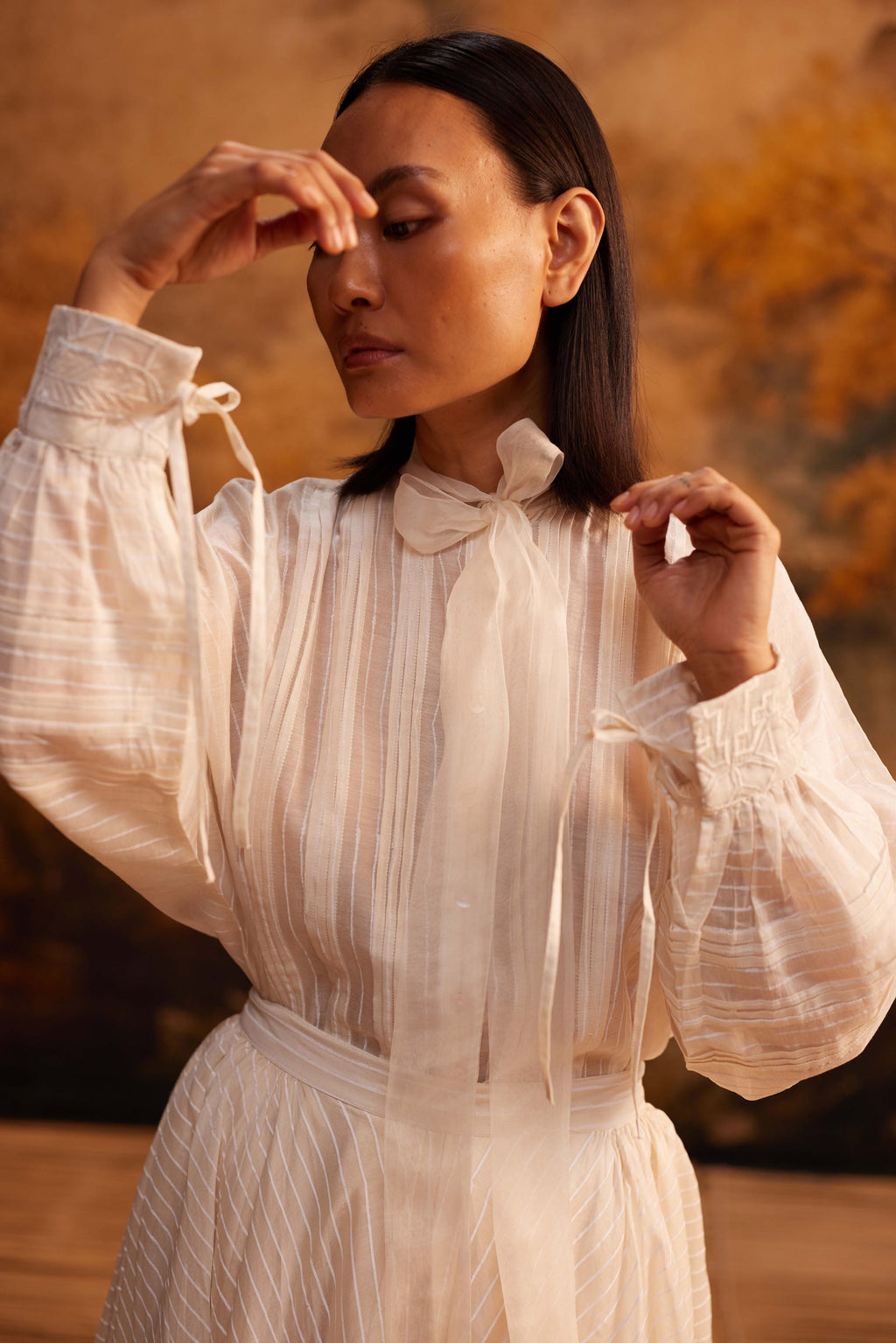 Yama-Ori Dolman Shirt with Ribbon by My Store with Shirt, Top at Kamakhyaa for sustainable fashion