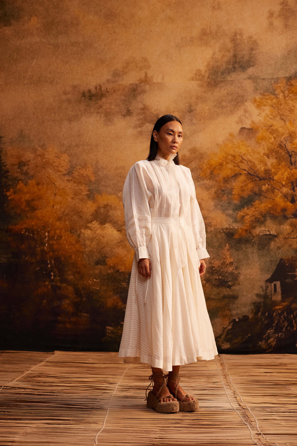 Yama-Ori Dolman Shirt with Ribbon by My Store with Shirt, Top at Kamakhyaa for sustainable fashion