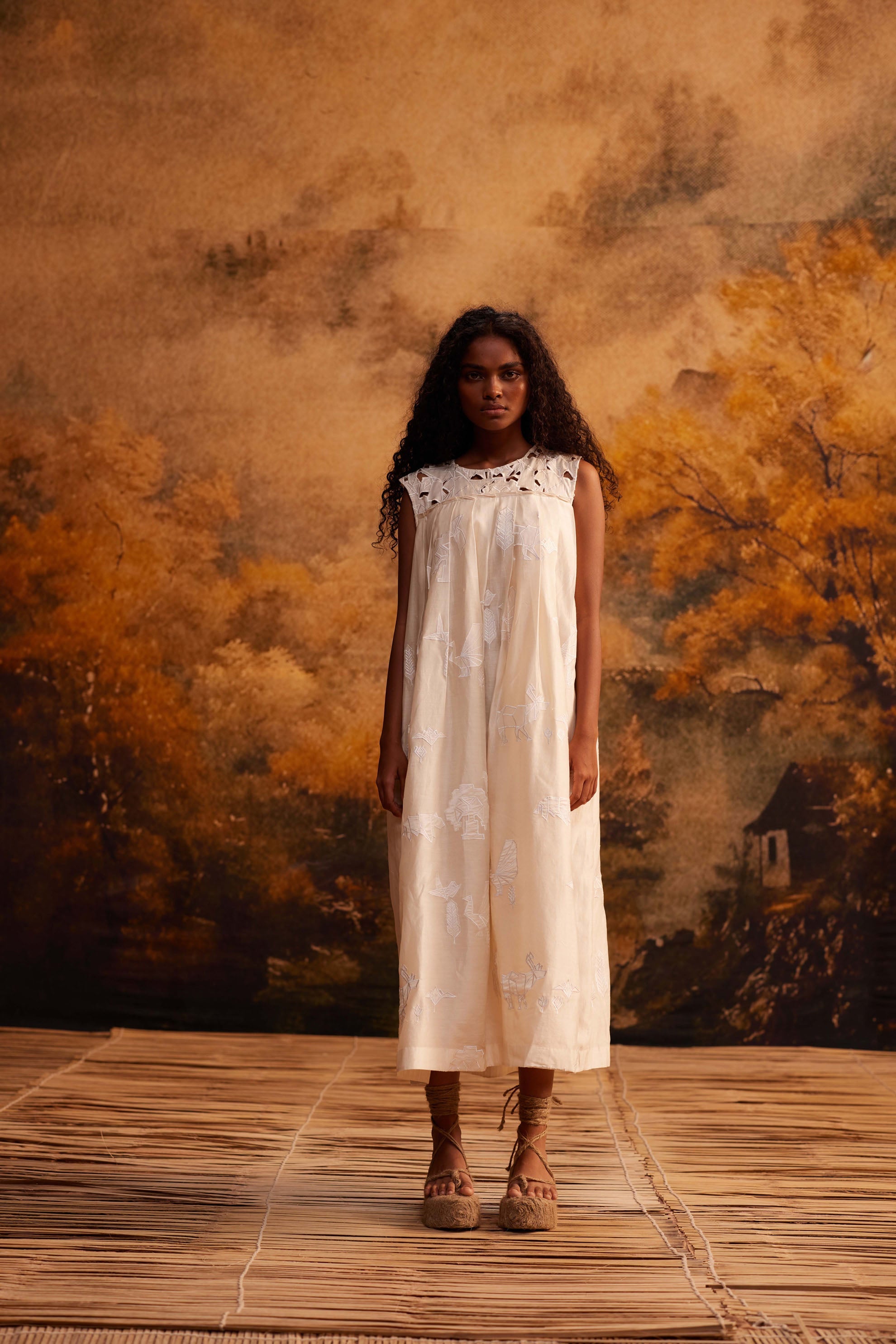 Kujaku Knife Pleat Dress by My Store with Dress at Kamakhyaa for sustainable fashion