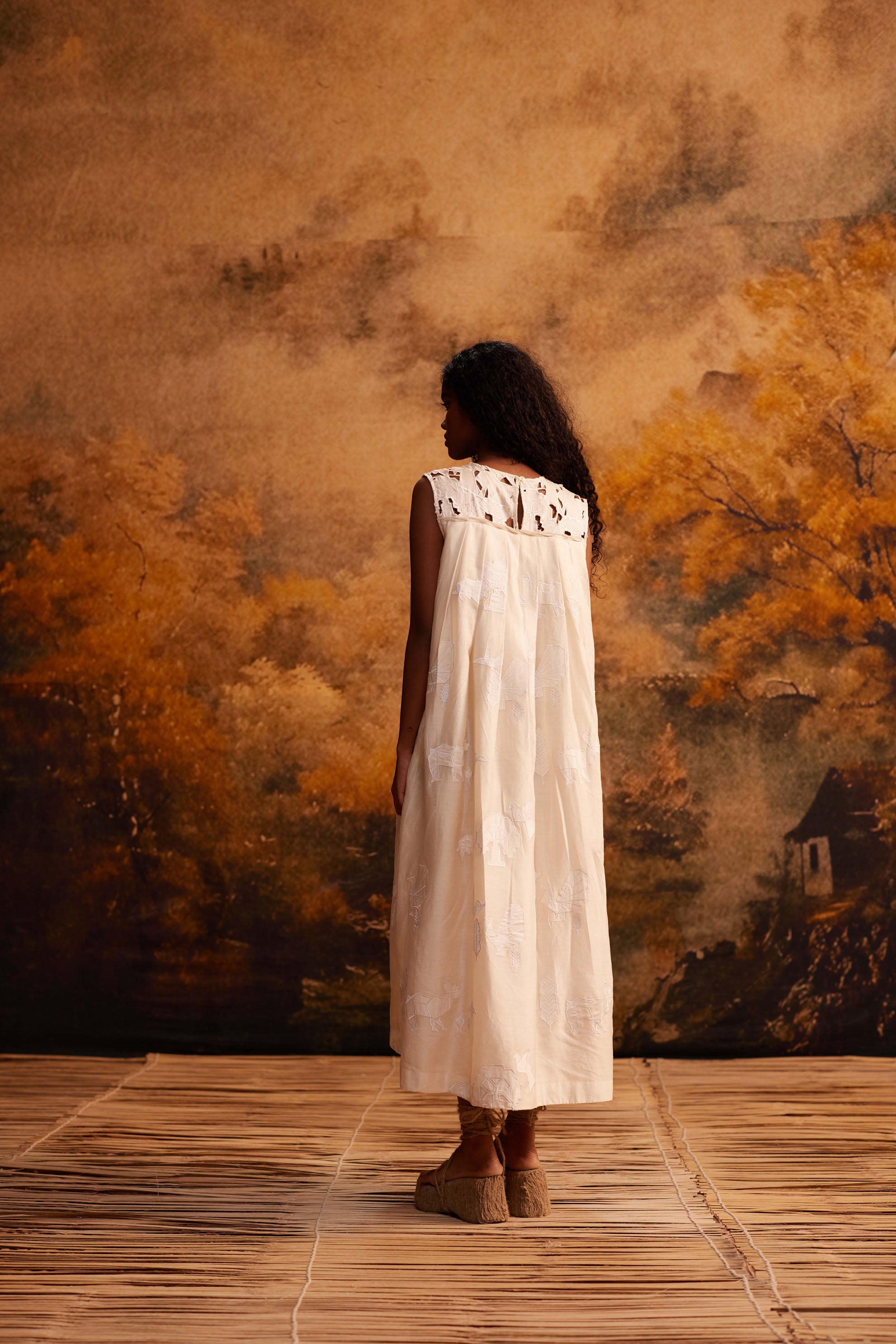 Kujaku Knife Pleat Dress by My Store with Dress at Kamakhyaa for sustainable fashion