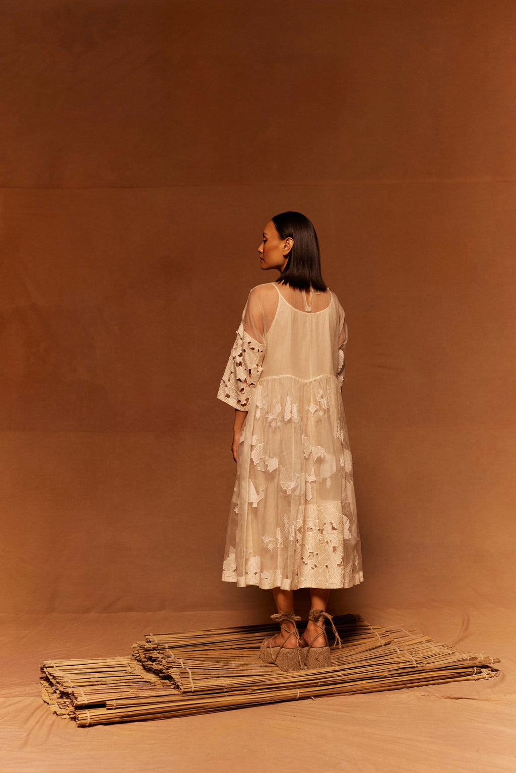 Yamada Patchwork Dress + Slip by My Store with Dress at Kamakhyaa for sustainable fashion