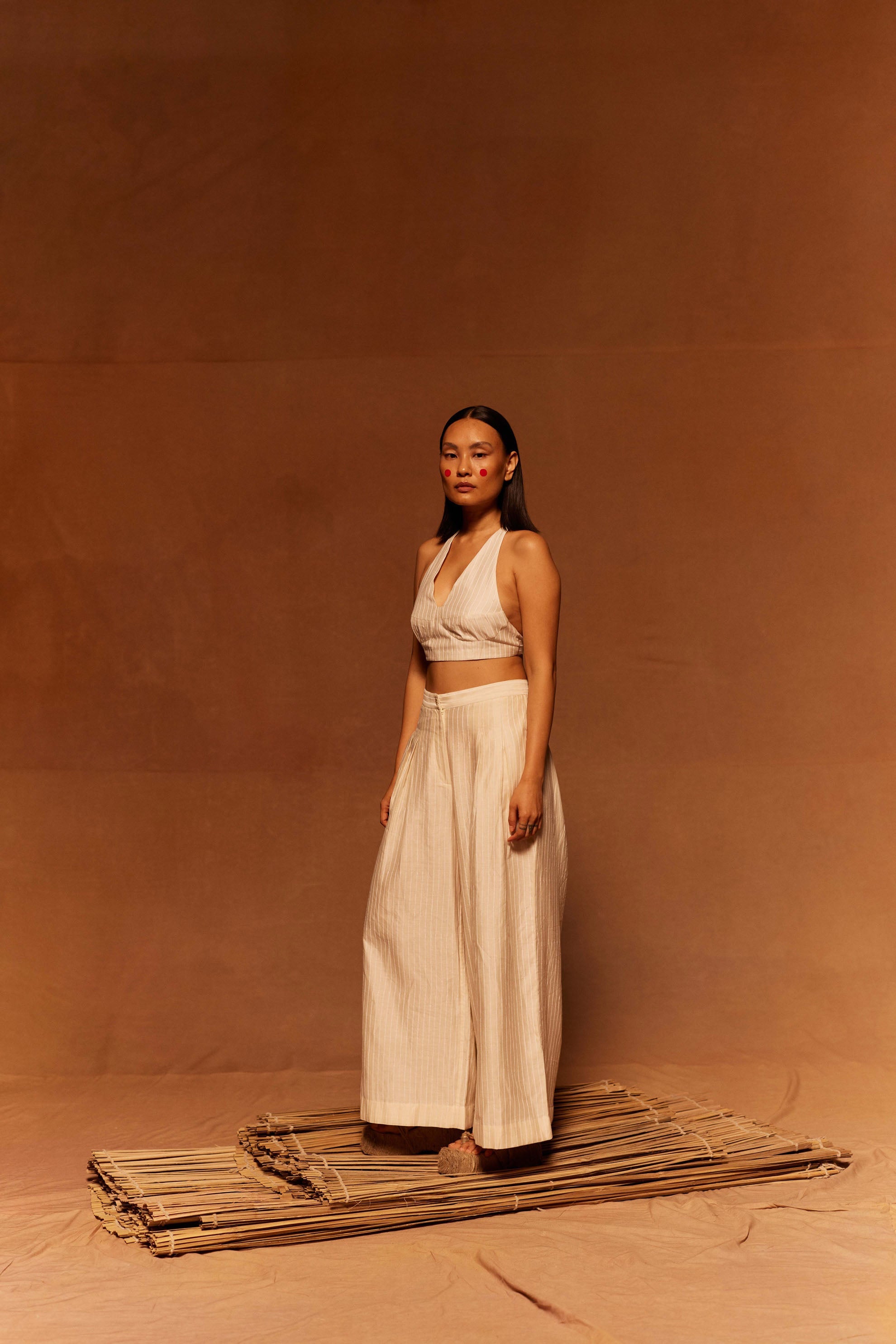 Shunkan Pleated Pants by My Store with Pants at Kamakhyaa for sustainable fashion