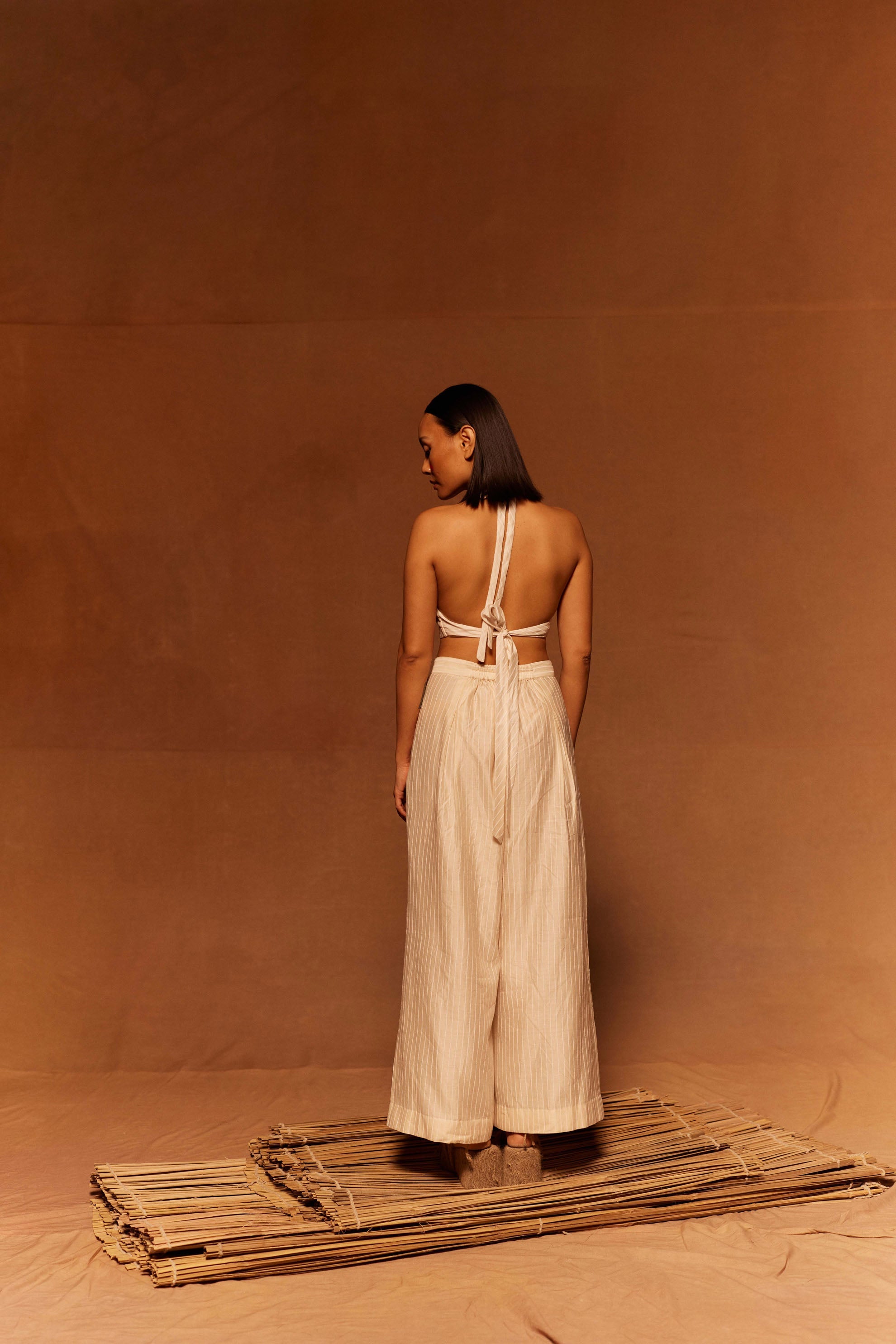 Shunkan Pleated Pants by My Store with Pants at Kamakhyaa for sustainable fashion