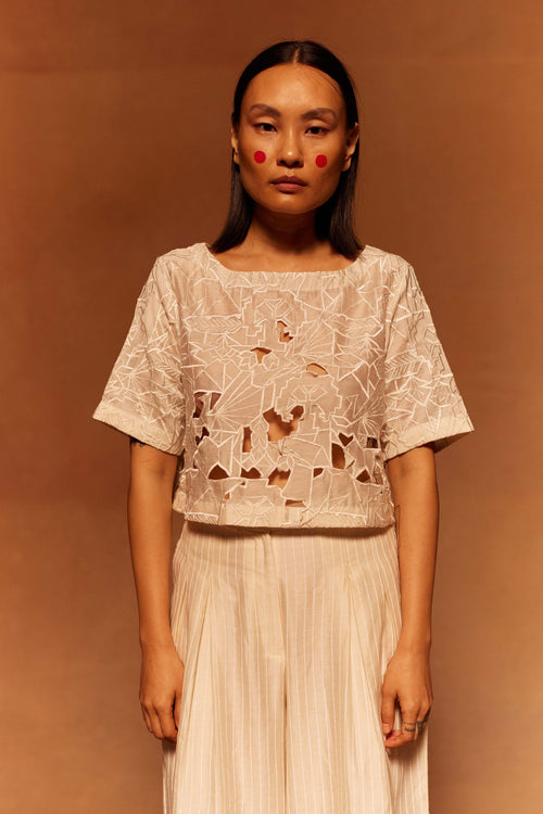 Avame Cut Work Top by My Store with Blouse, Top at Kamakhyaa for sustainable fashion