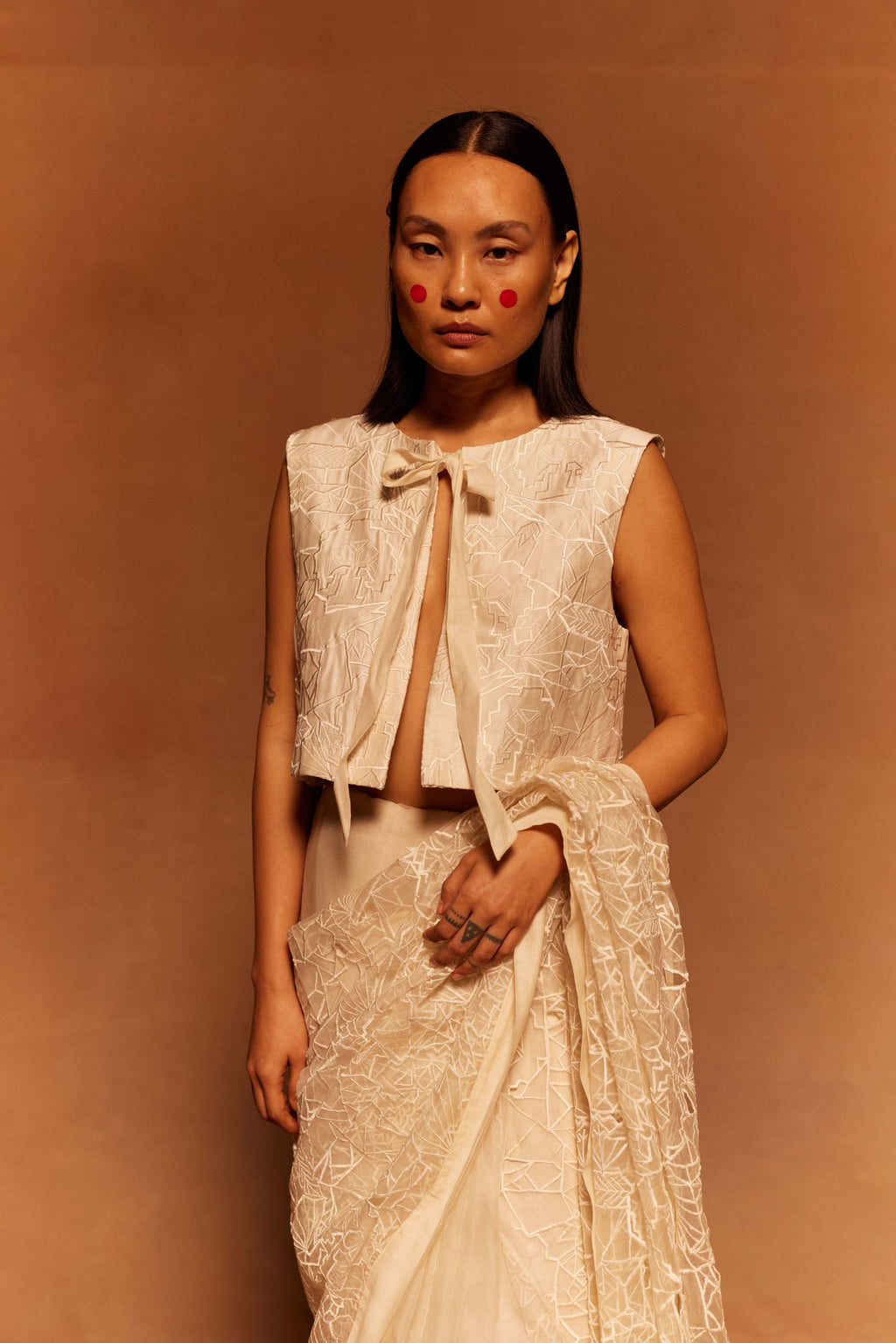 Sachi Embroidered Jacket by My Store with Jacket, Top at Kamakhyaa for sustainable fashion