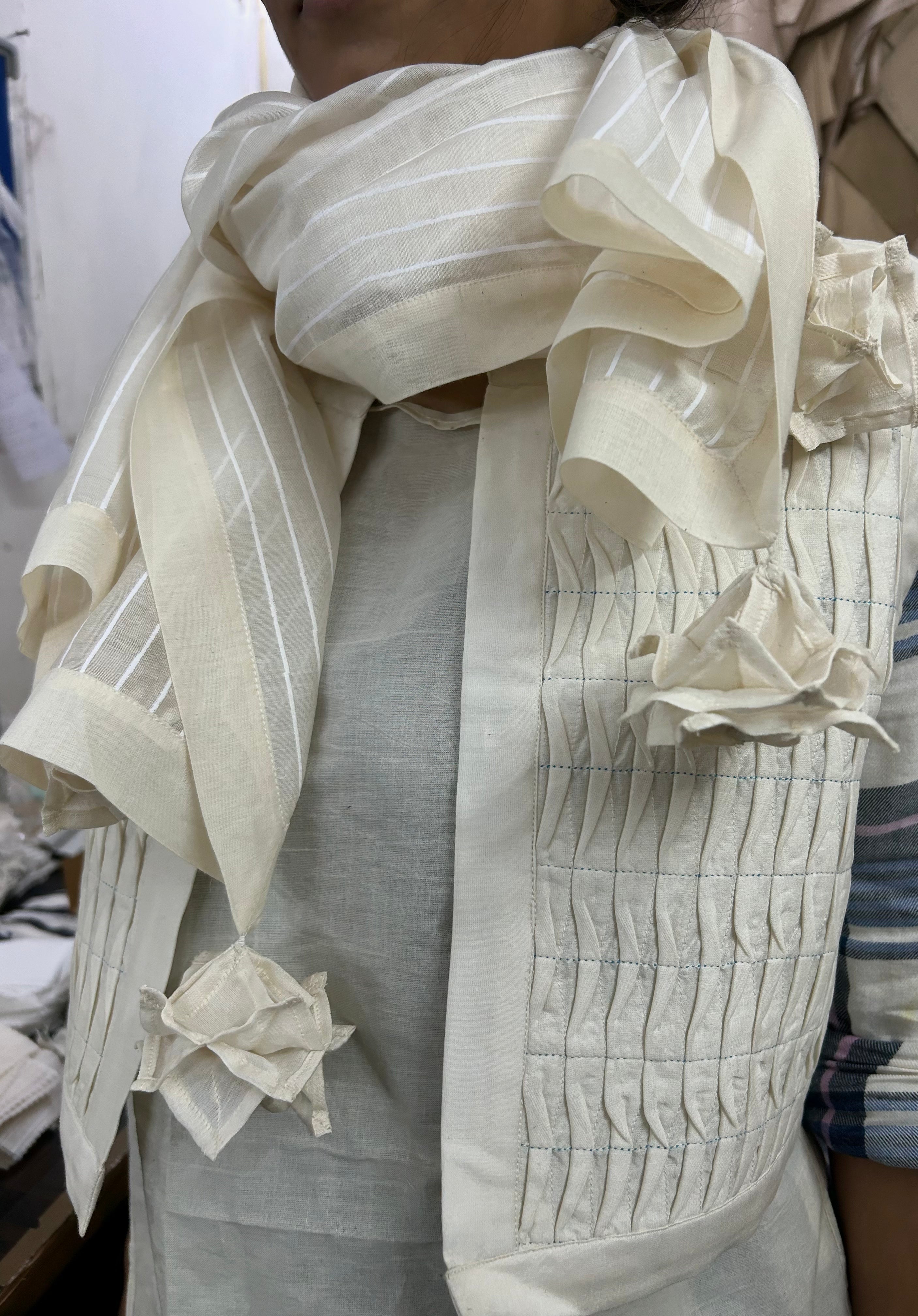 Aiiri Cotton Silk Scarf by My Store with scarf at Kamakhyaa for sustainable fashion