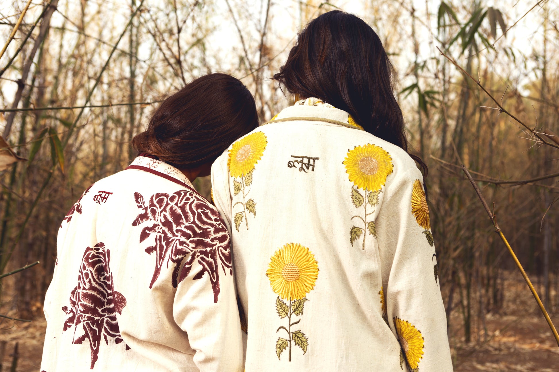 Sunflower Jacket by Akashii Clothing with Bloom, jacket at Kamakhyaa for sustainable fashion