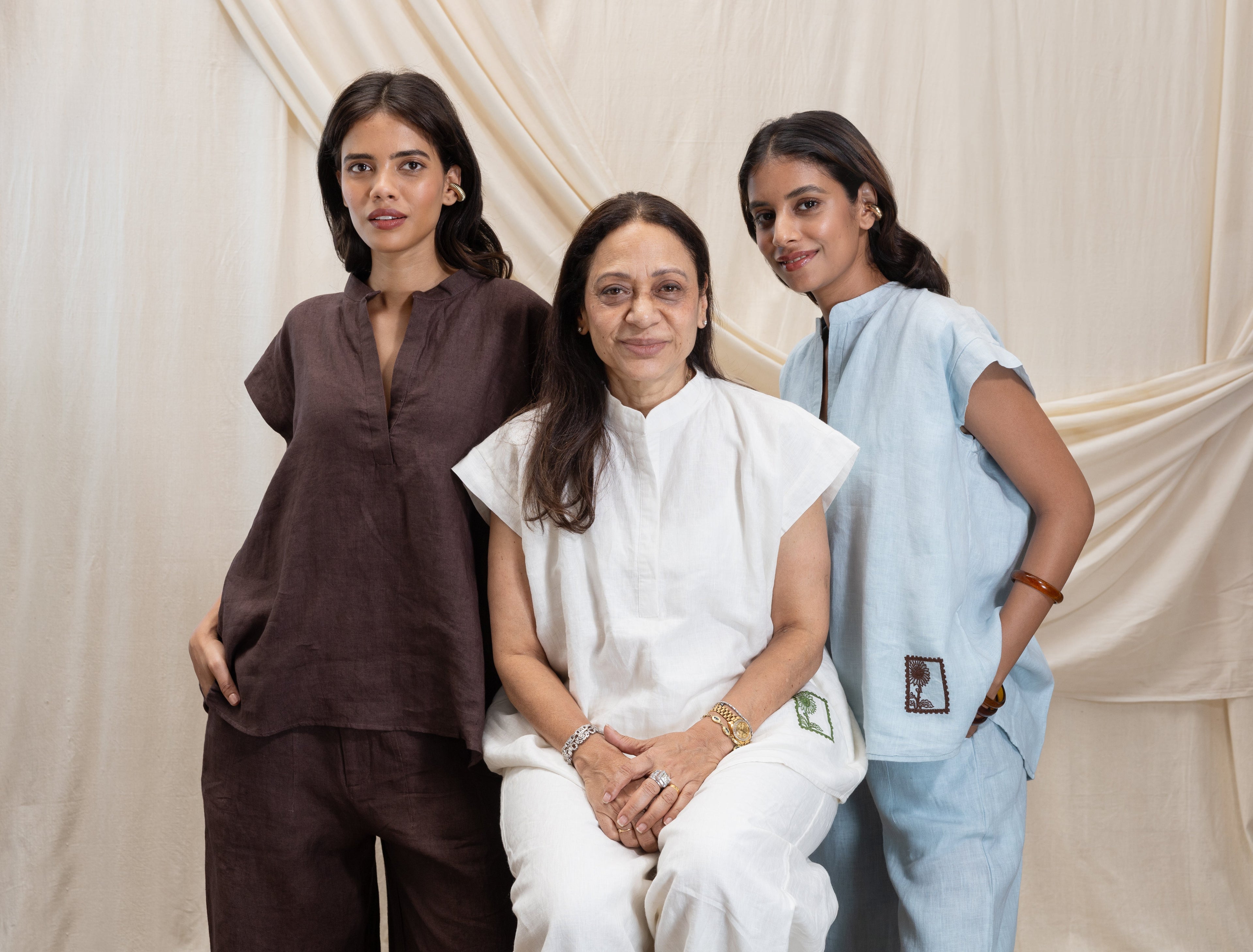 Boxy Tunic by Akashi Clothing with The Stamp Edit By Akashi Clothing at Kamakhyaa for sustainable fashion