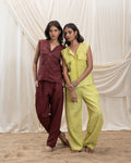 Tapered Trouser by Akashi Clothing with The Stamp Edit By Akashi Clothing at Kamakhyaa for sustainable fashion