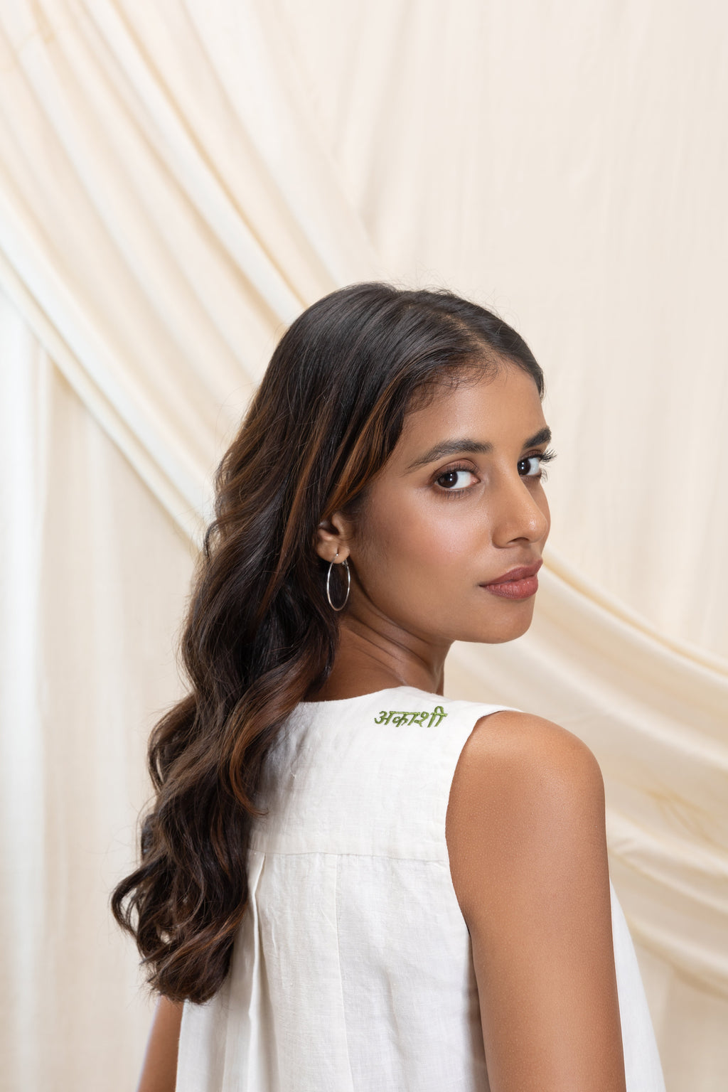 Relaxed High low top by Akashi Clothing with The Stamp Edit By Akashi Clothing at Kamakhyaa for sustainable fashion