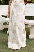 Embroidered A-Line Skirt by Kamakhyaa India with Cosmos by Akashi Clothing, Internal Tags Missing at Kamakhyaa India for sustainable fashion