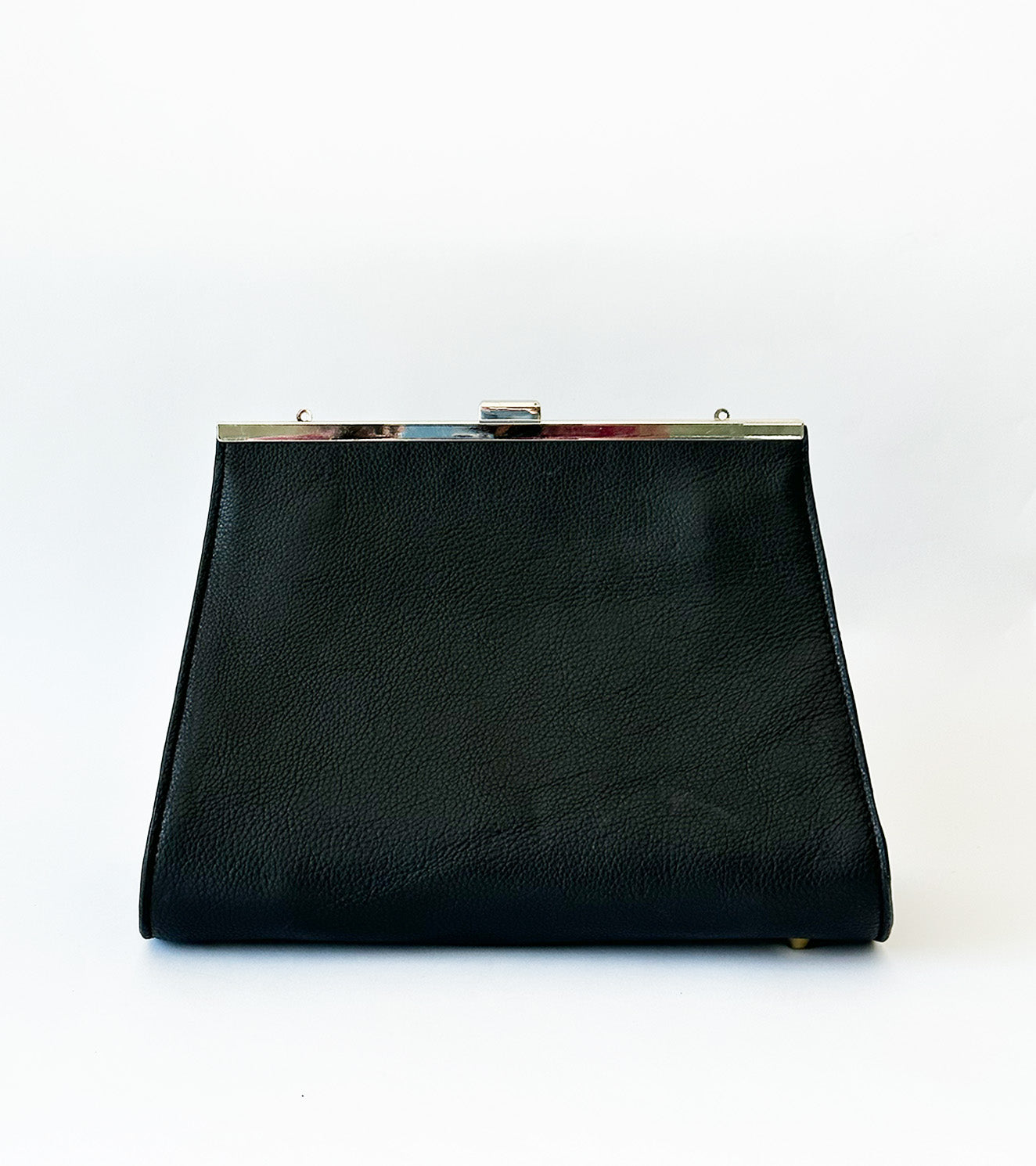 Black Leather Clutch by Khara Kapas with 100% leather, Ahmisa leather, Bags, handcrafted, handmade, leather at Kamakhyaa for sustainable fashion