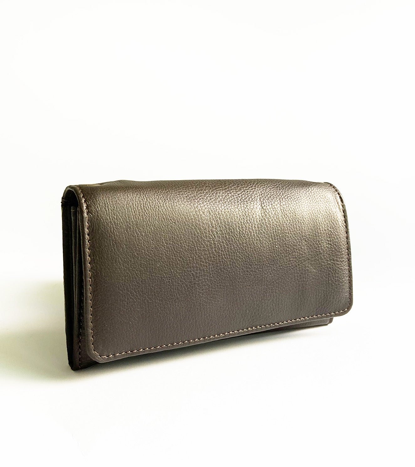 Black Leather Wallet by Khara Kapas with Bags, Casual Wear, comfort fashion, handcrafted, handmade at Kamakhyaa for sustainable fashion