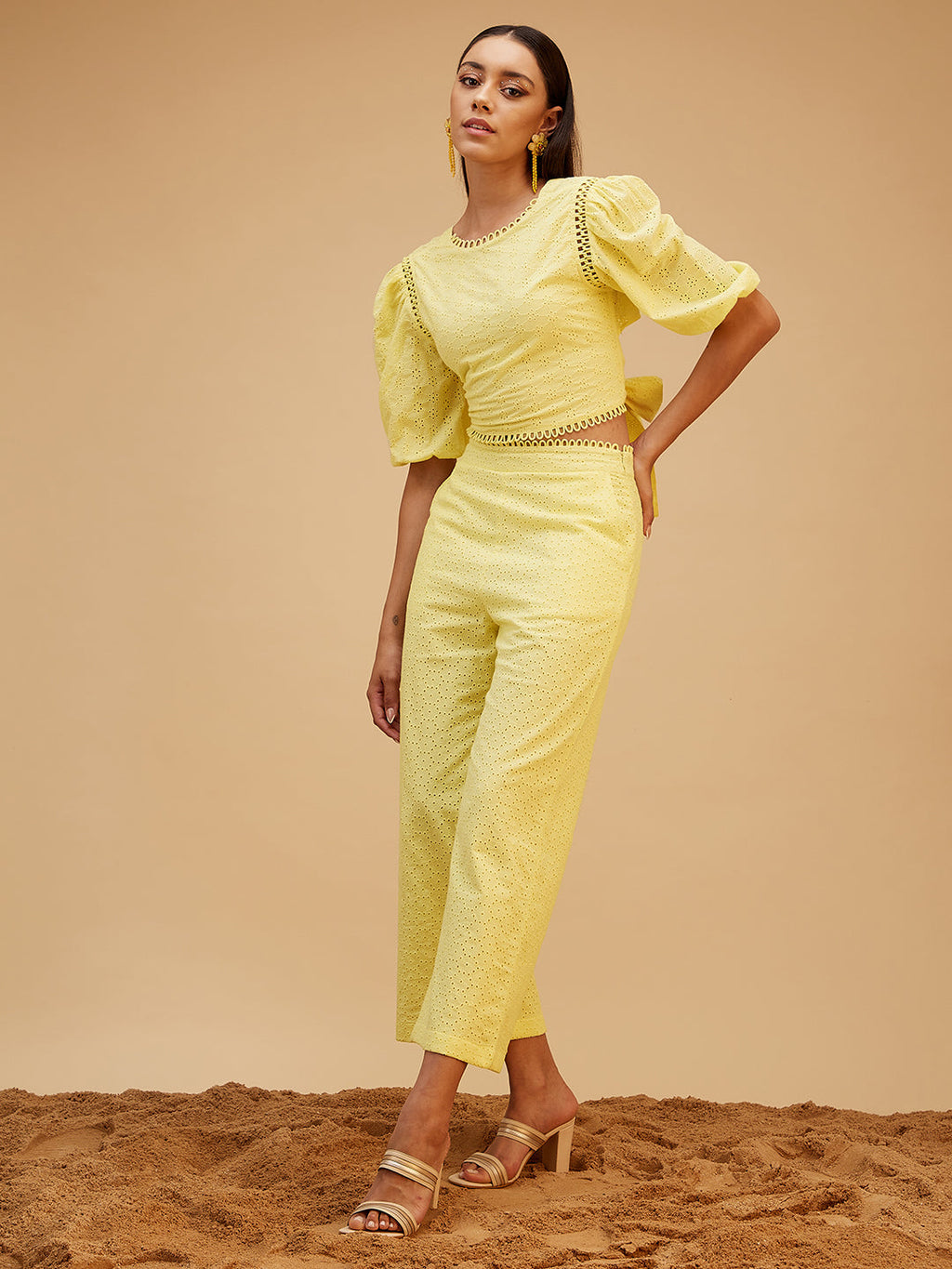 Sunkissed Co-ord Set by Bohobi with Large, Medium, Small, X-Large, X-Small at Kamakhyaa for sustainable fashion