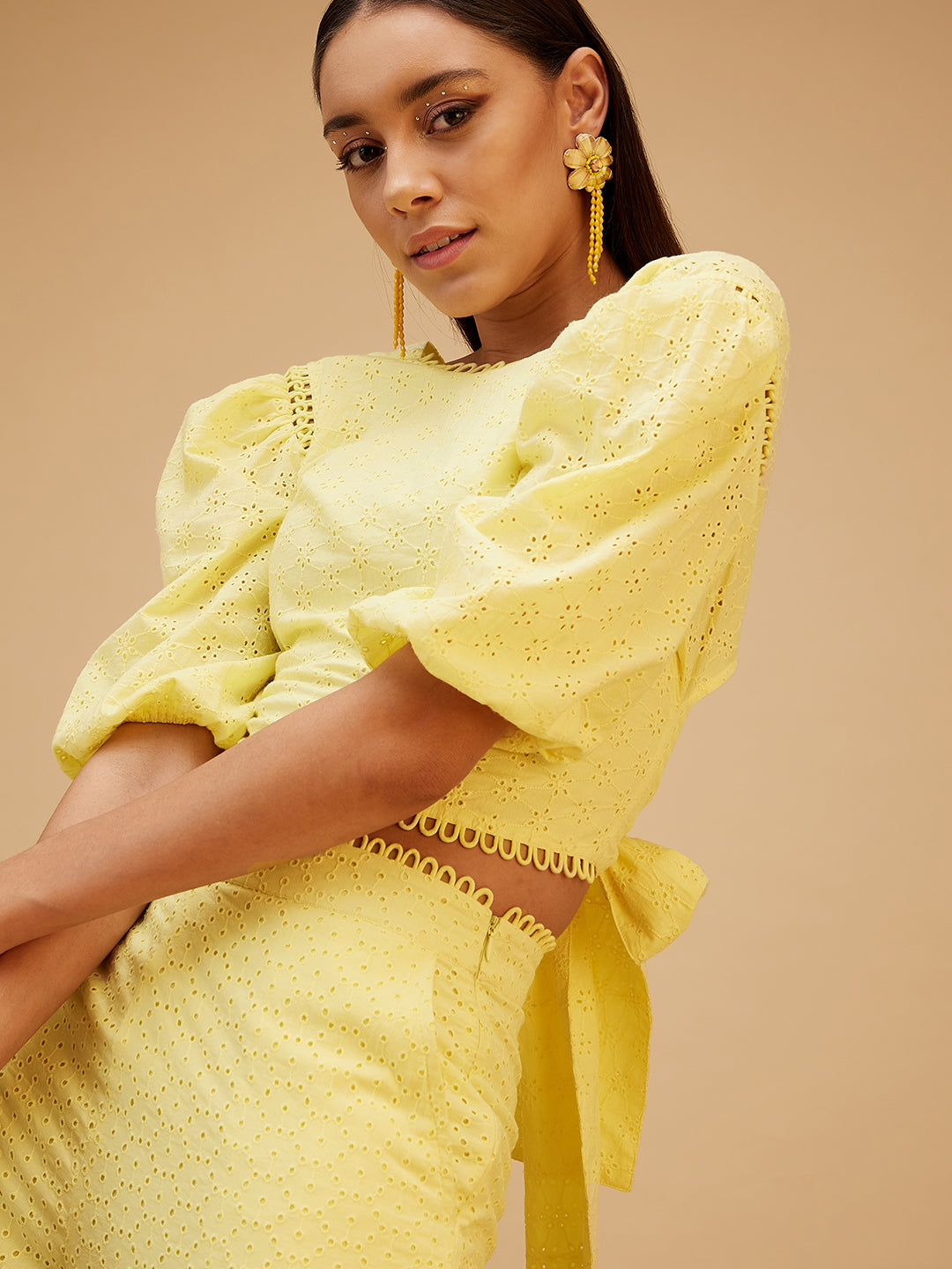 Sunkissed Co-ord Set by Bohobi with Large, Medium, Small, X-Large, X-Small at Kamakhyaa for sustainable fashion