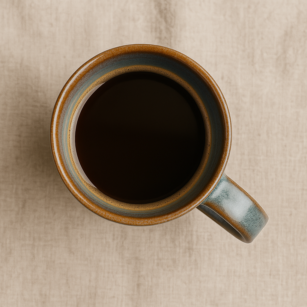 Rustic Stoneware Coffee Mug - Minimalist Handmade Ceramic Coffee Cup by Aetherea World with at Kamakhyaa for sustainable fashion