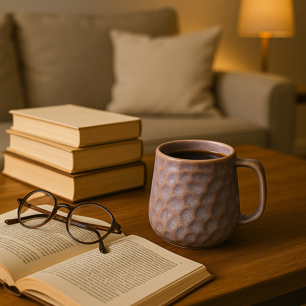 Mesa Textured Ceramic Mug – Handmade Stoneware Coffee Cup by Aetherea World with at Kamakhyaa for sustainable fashion