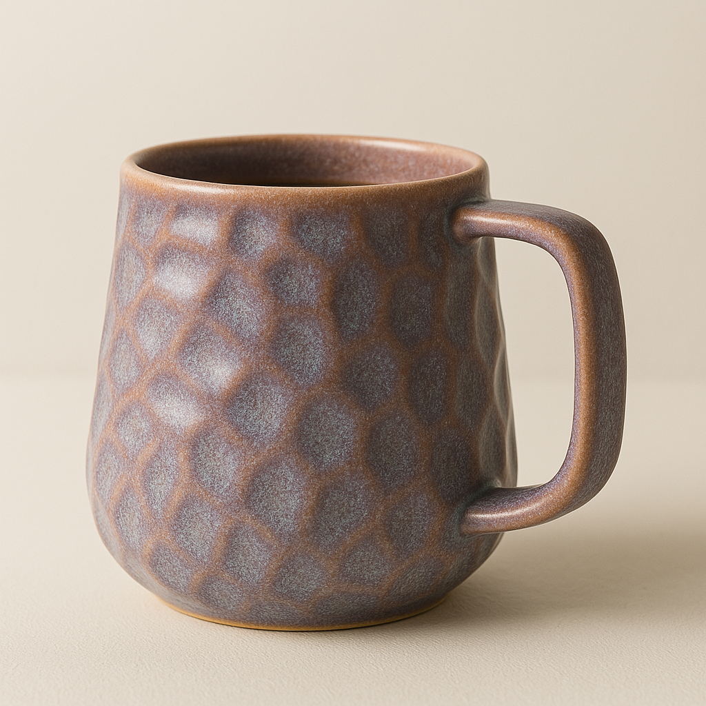 Mesa Textured Ceramic Mug – Handmade Stoneware Coffee Cup by Aetherea World with at Kamakhyaa for sustainable fashion