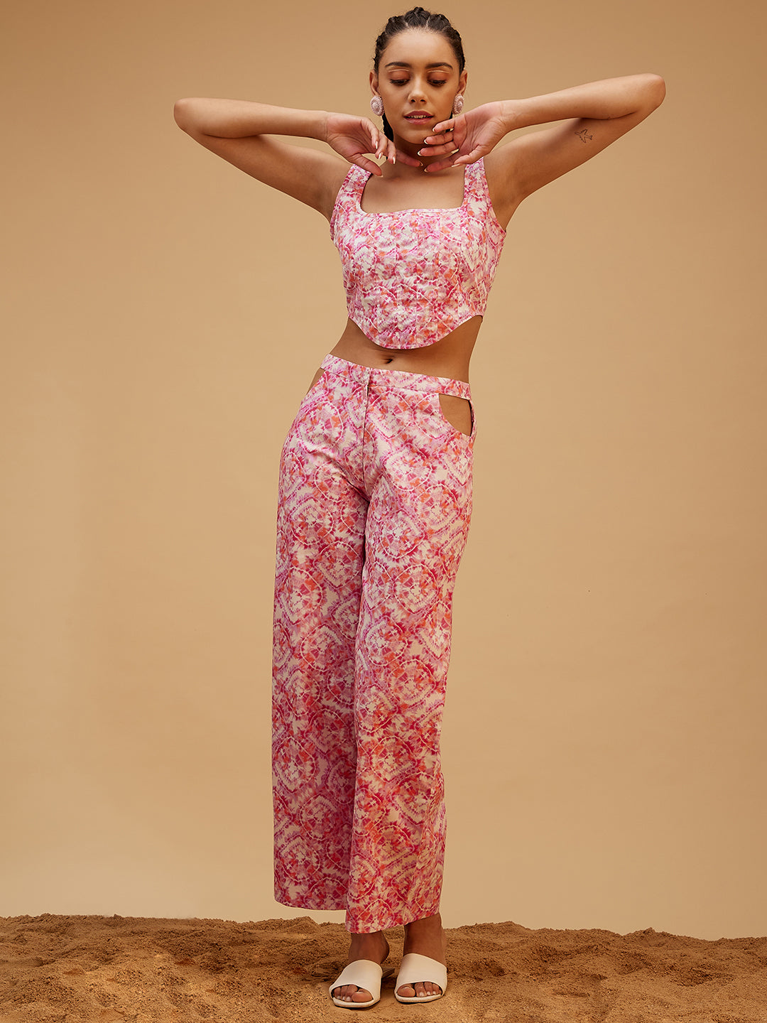 Sea Salt Co-ord Set by Bohobi with Large, Medium, no lining, Small, X-Large, X-Small at Kamakhyaa for sustainable fashion