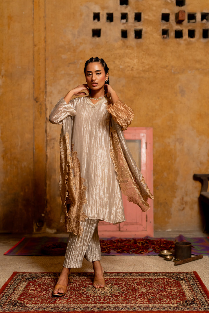 Renuka by Chambray & Co. with Qurbat by Chambray & Co at Kamakhyaa for sustainable fashion