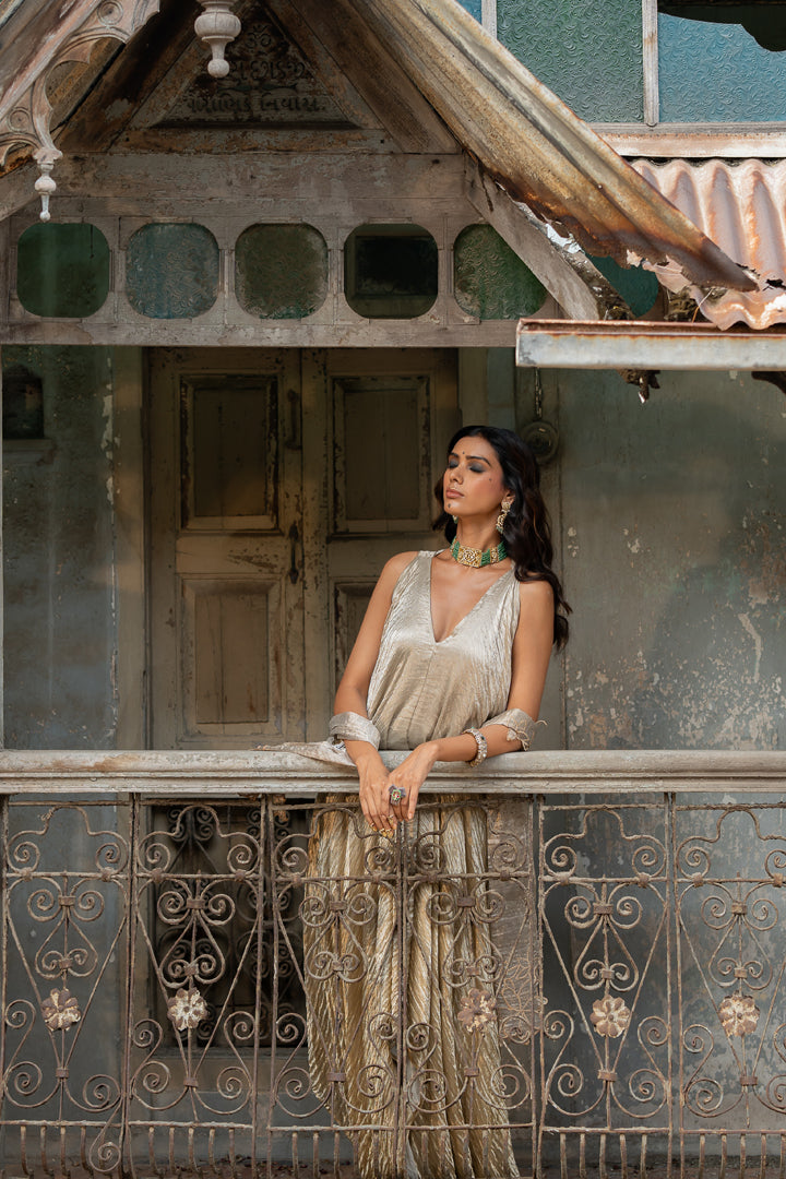 Kajri by Chambray & Co. with Qurbat by Chambray & Co at Kamakhyaa for sustainable fashion