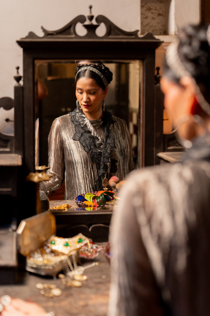 Damini by Chambray & Co. with Qurbat by Chambray & Co at Kamakhyaa for sustainable fashion