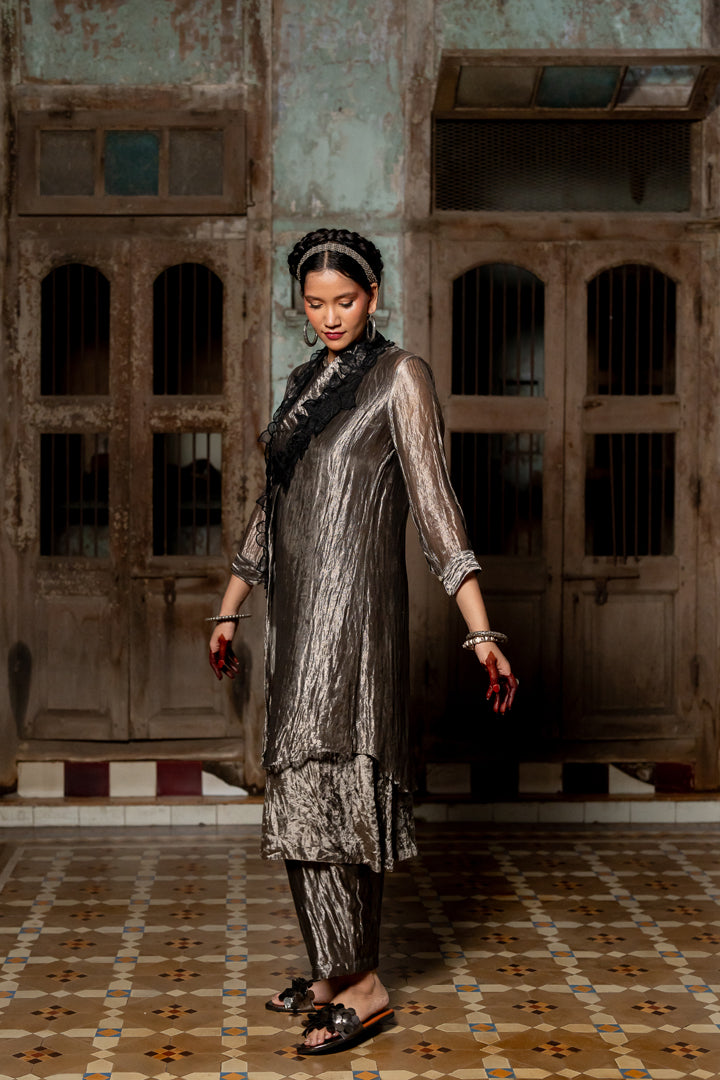 Damini by Chambray & Co. with Qurbat by Chambray & Co at Kamakhyaa for sustainable fashion