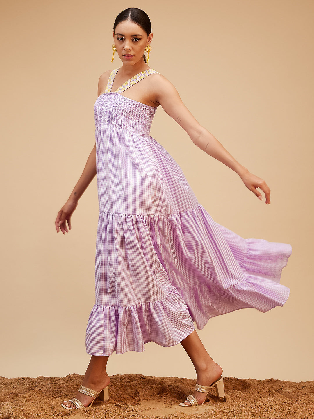 Sea Breeze Dress by Bohobi with Large, Medium, Small, X-Large, X-Small at Kamakhyaa for sustainable fashion