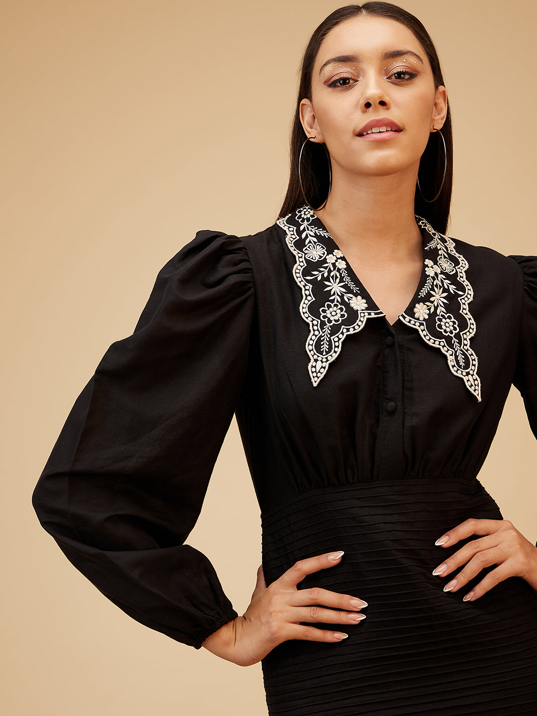 Little Black Dress by Bohobi with Large, Medium, Small, X-Large, X-Small at Kamakhyaa for sustainable fashion