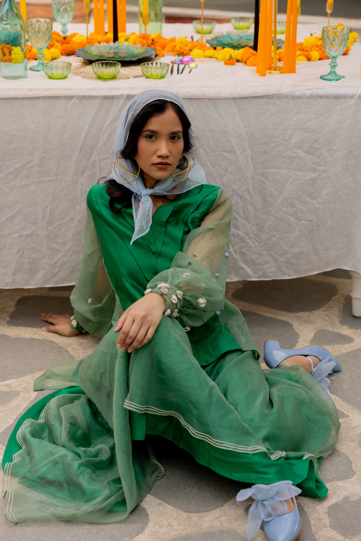 Domna by Chambray & Co. with Artisanal Wear, Eco Fashion, Handcrafted at Kamakhyaa for sustainable fashion