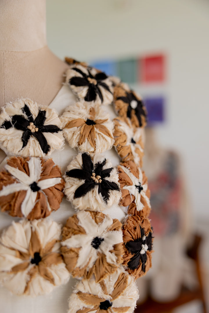 Irena by Chambray & Co. with Artisanal Wear, Eco Fashion, Handcrafted at Kamakhyaa for sustainable fashion