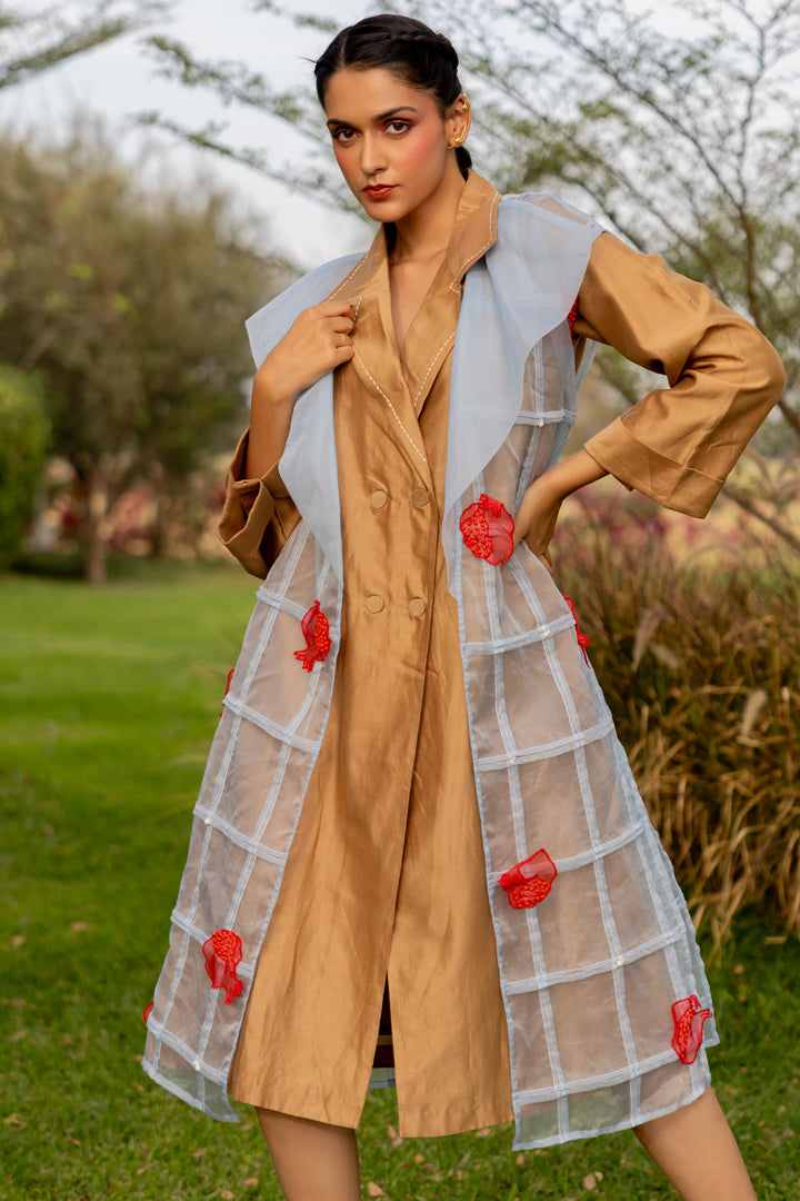 Selene by Chambray & Co. with Artisanal Wear, Dresses, Eco Fashion, Handcrafted at Kamakhyaa for sustainable fashion