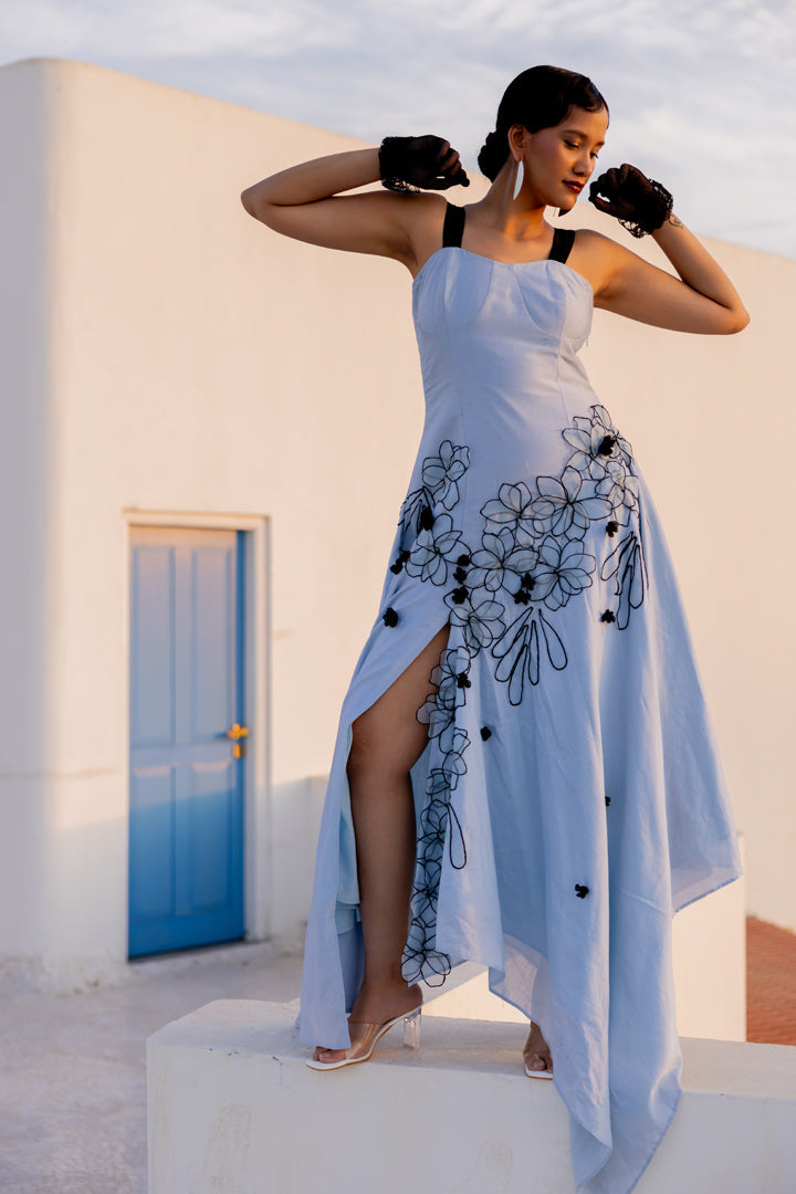 Cosma by Chambray & Co. with Artisanal Wear, Dresses, Eco Fashion, Handcrafted at Kamakhyaa for sustainable fashion