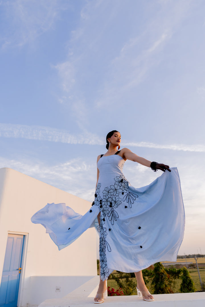 Cosma by Chambray & Co. with Artisanal Wear, Dresses, Eco Fashion, Handcrafted at Kamakhyaa for sustainable fashion