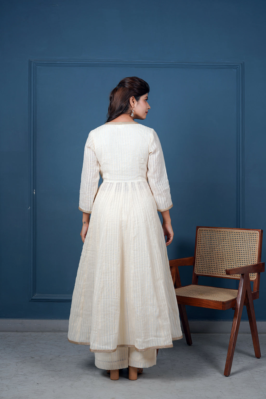 Svarn Angrakha set by Taro India with Imrie at Kamakhyaa for sustainable fashion