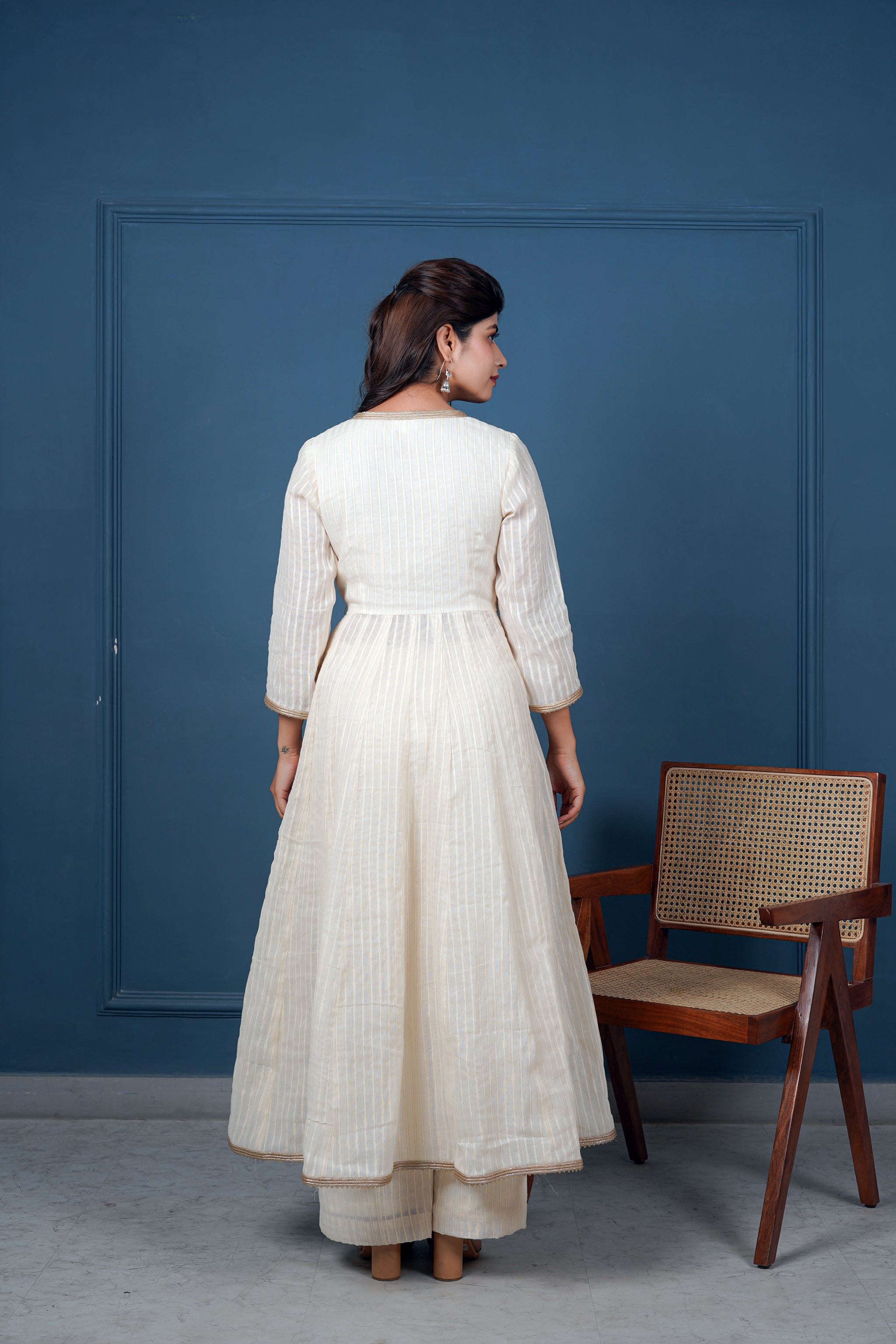 Svarn Angrakha set by Taro India with Imrie at Kamakhyaa for sustainable fashion