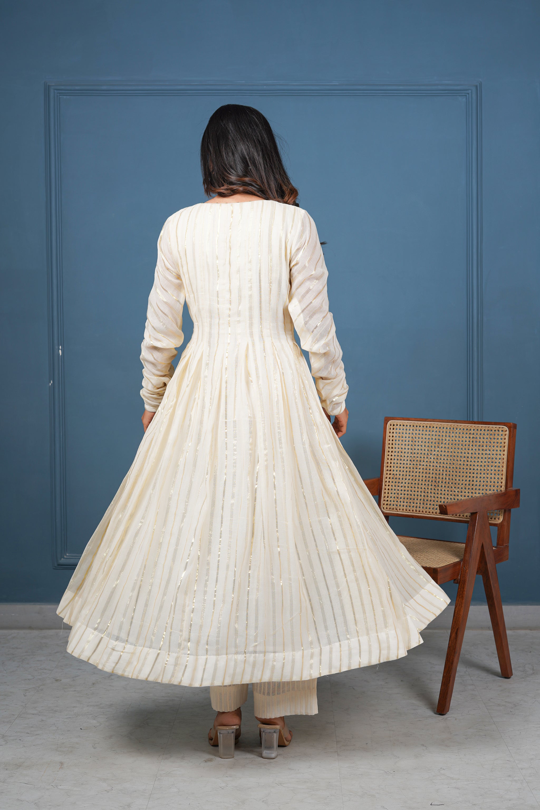 Tavi Anarkali Set by Taro India with Imrie at Kamakhyaa for sustainable fashion