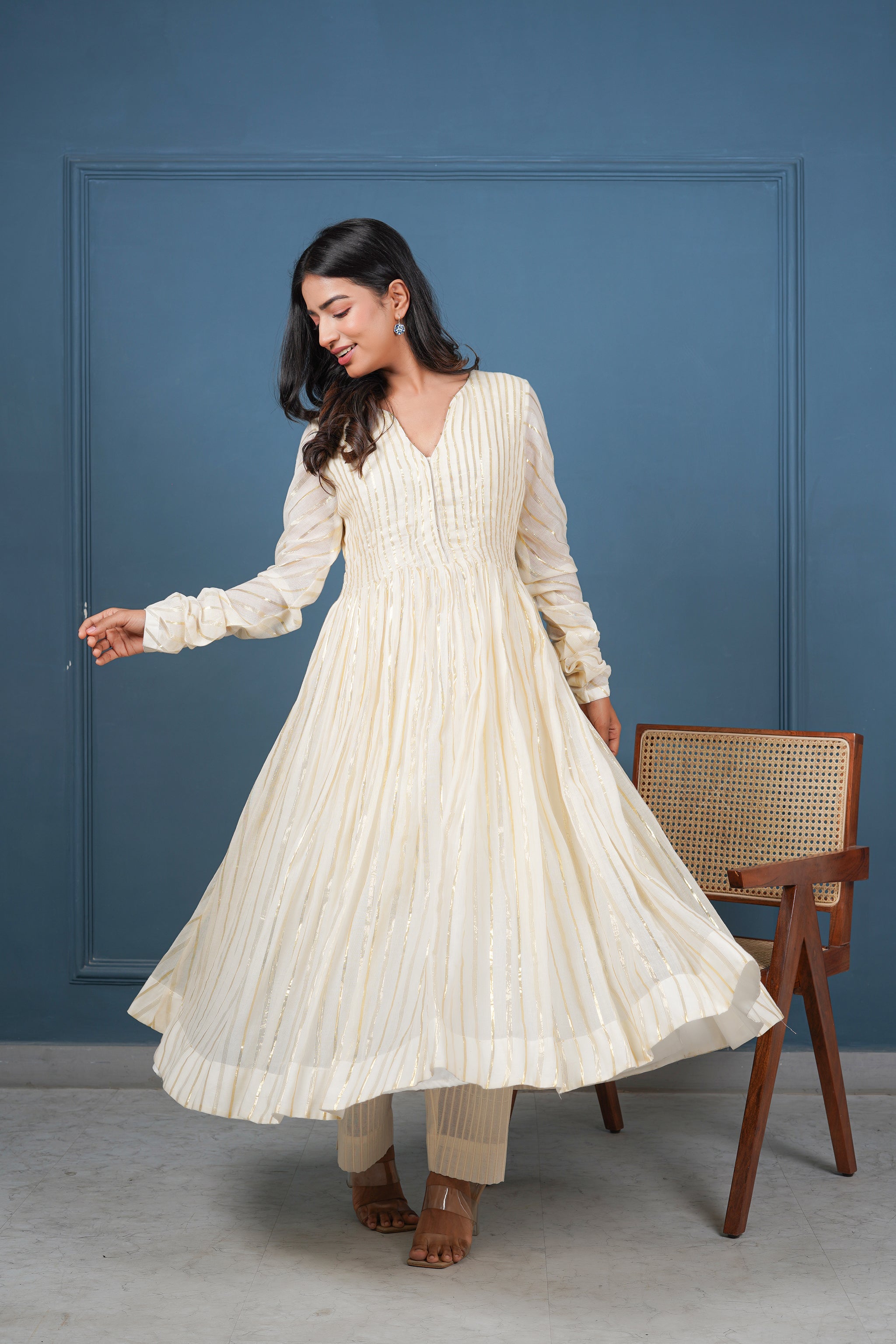 Tavi Anarkali Set by Taro India with Imrie at Kamakhyaa for sustainable fashion
