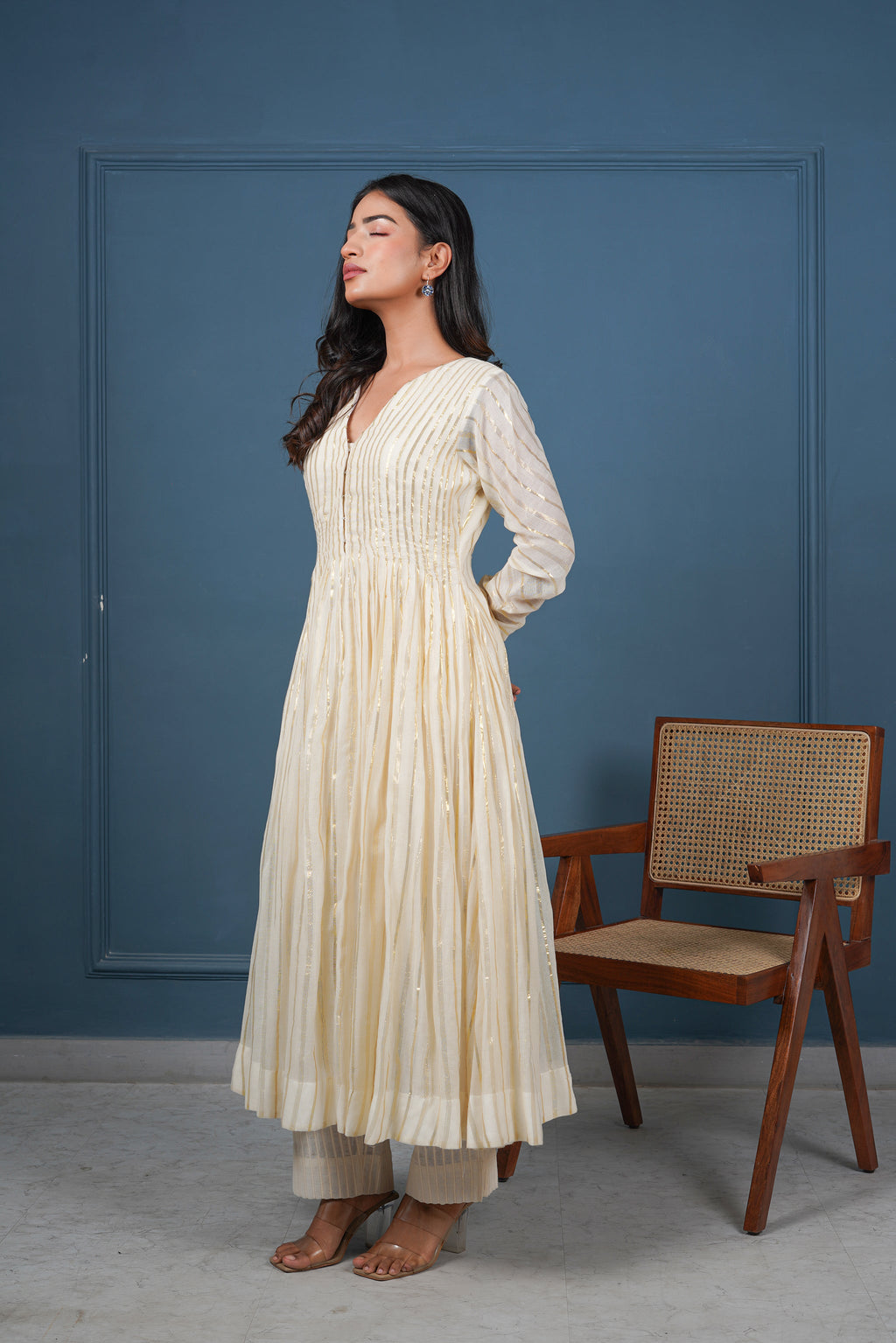 Tavi Anarkali Set by Taro India with Imrie at Kamakhyaa for sustainable fashion