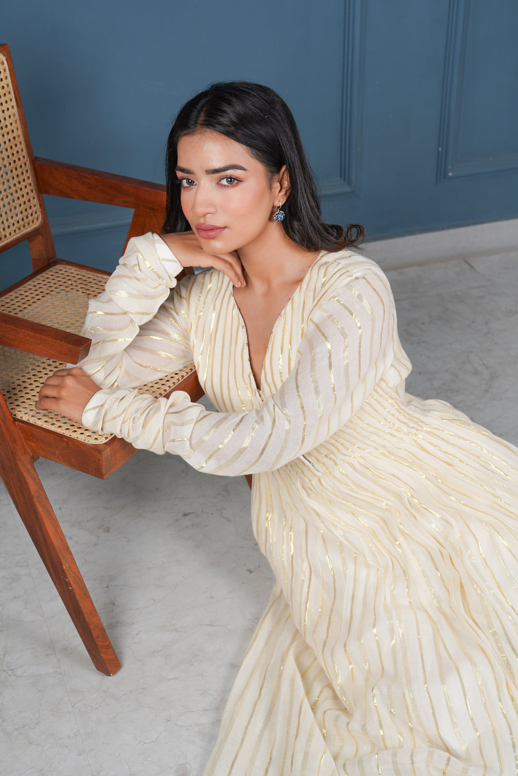 Tavi Anarkali Set by Taro India with Imrie at Kamakhyaa for sustainable fashion