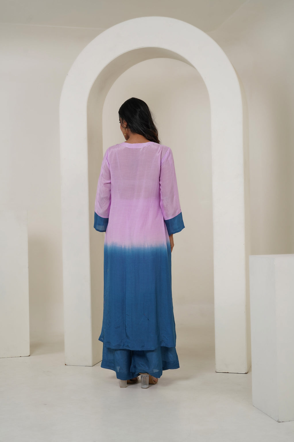 Cobalt Lavender by Taro India with Imrie at Kamakhyaa for sustainable fashion