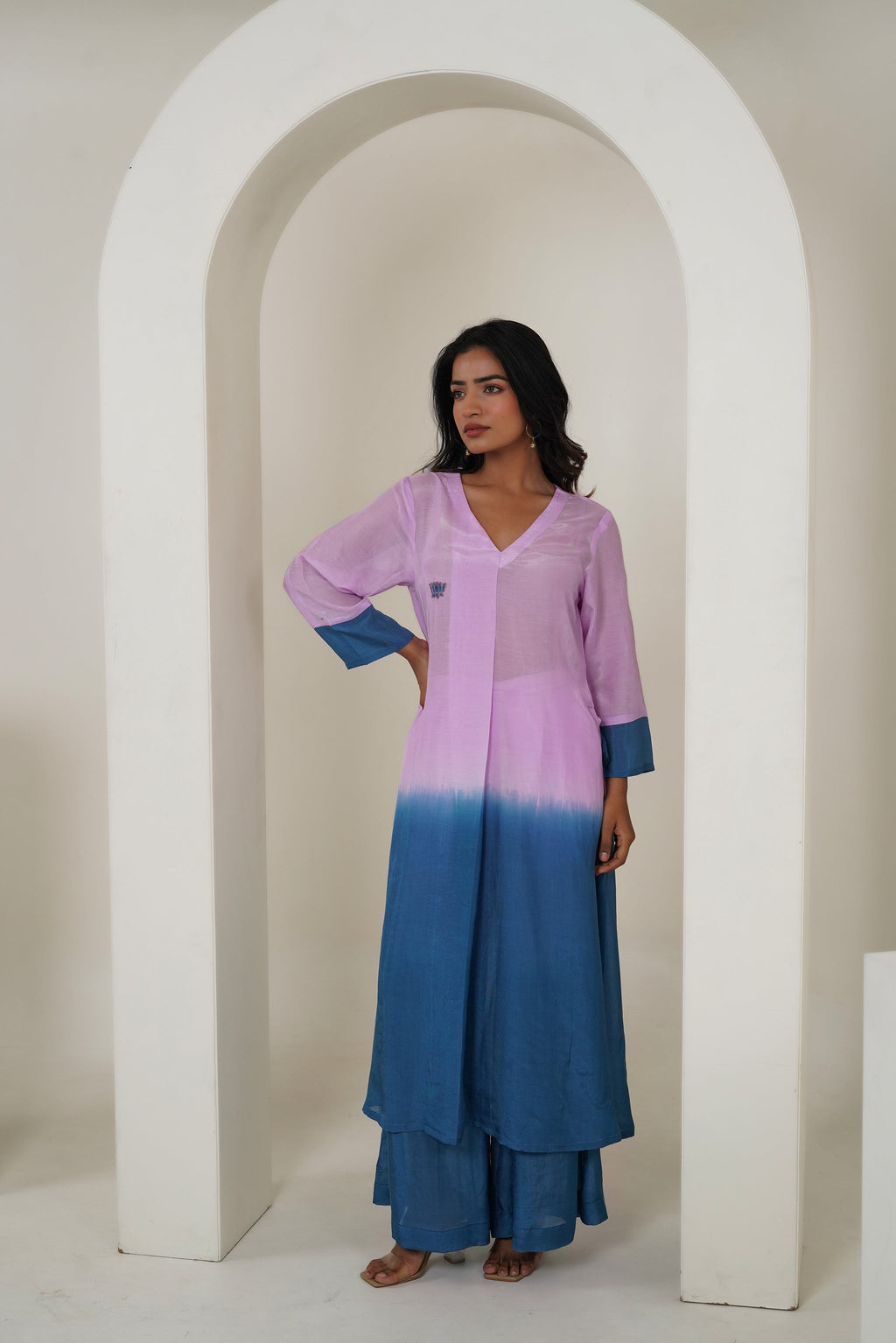 Cobalt Lavender by Taro India with Imrie at Kamakhyaa for sustainable fashion