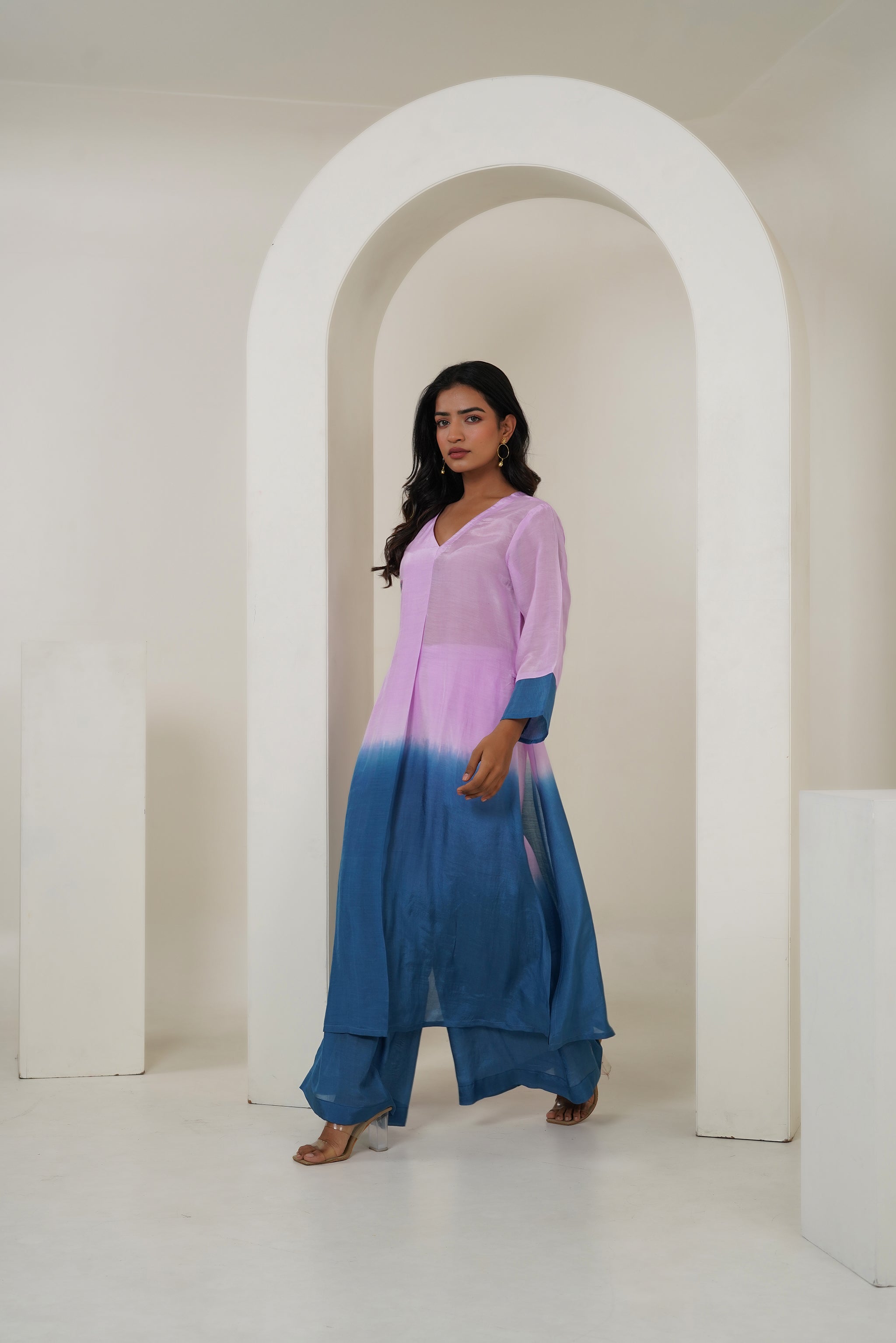 Cobalt Lavender by Taro India with Imrie at Kamakhyaa for sustainable fashion