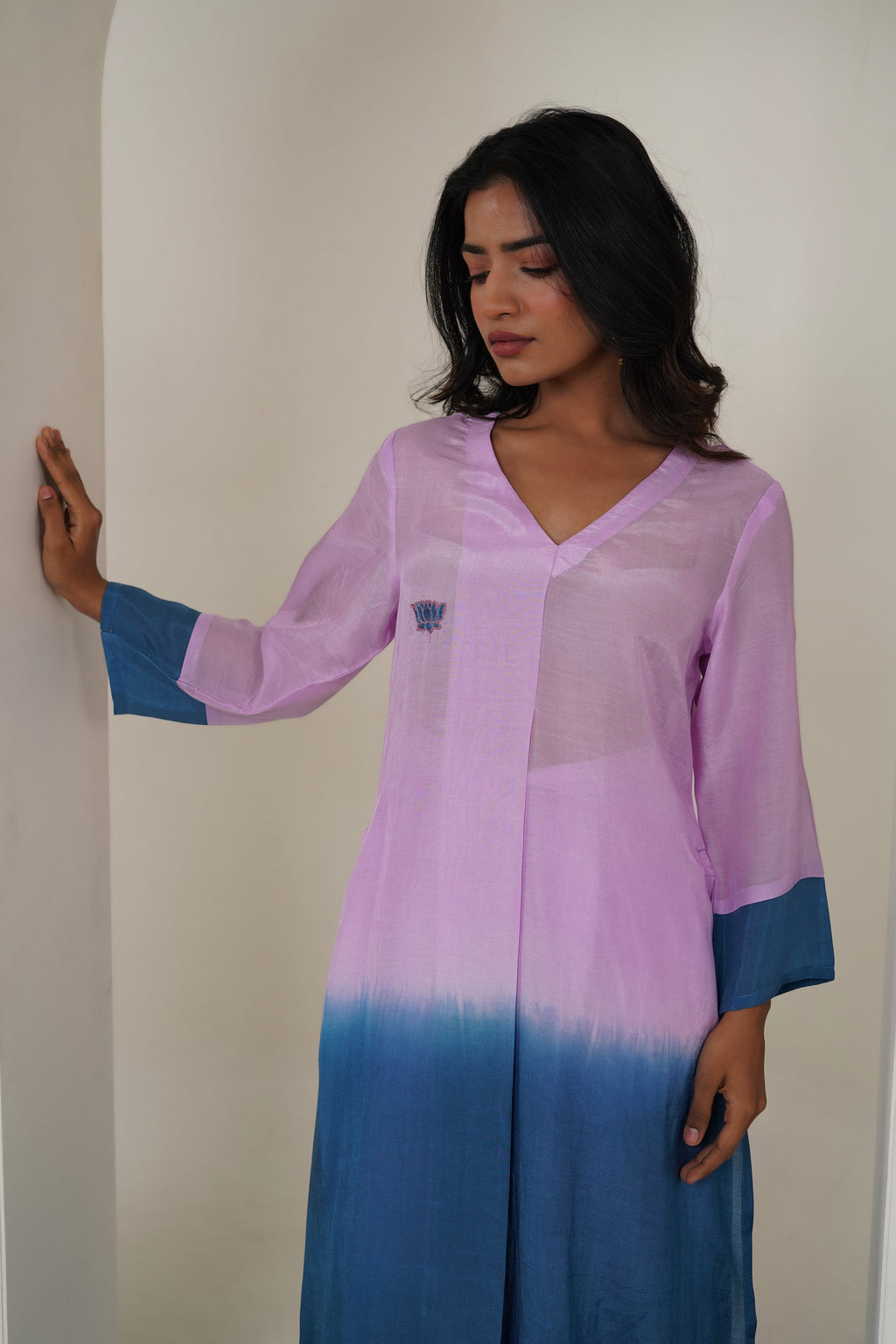 Cobalt Lavender by Taro India with Imrie at Kamakhyaa for sustainable fashion