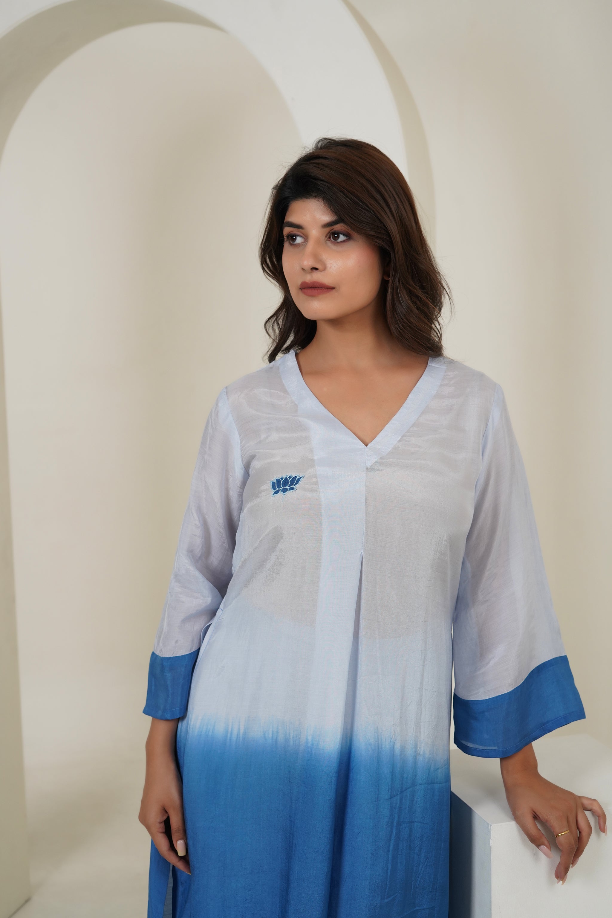 Sapphire Blue by Taro India with Imrie at Kamakhyaa for sustainable fashion