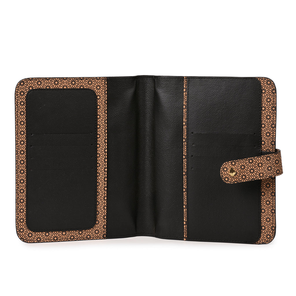 Vegan Leather Diary & Pen Set - Black by Green Hermitage with Accents & Accessories, Corporate Products & Travel Accessories by Green Hermitage at Kamakhyaa for sustainable fashion