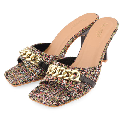 Multi Chain Heels by Ek Agga with at Kamakhyaa for sustainable fashion