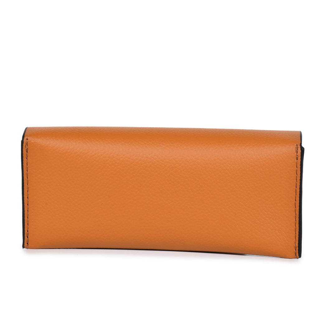 Handcrafted, Vegan Leather Eyewear Case - Tan by Green Hermitage with Accents & Accessories, Corporate Products & Travel Accessories by Green Hermitage at Kamakhyaa for sustainable fashion