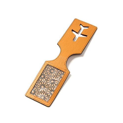 Airplane Vegan Leather Travel Tag - Tan Matt by Green Hermitage with Accents & Accessories, Corporate Products & Travel Accessories by Green Hermitage at Kamakhyaa for sustainable fashion