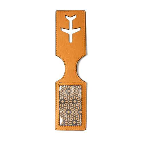 Airplane Vegan Leather Travel Tag - Tan Matt by Green Hermitage with Accents & Accessories, Corporate Products & Travel Accessories by Green Hermitage at Kamakhyaa for sustainable fashion